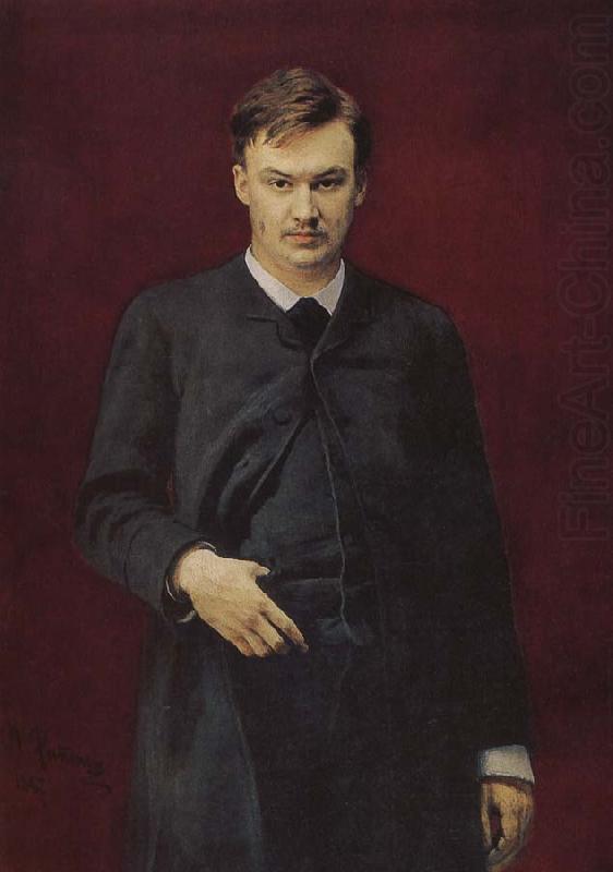 Golla Zhu Knoff portrait, Ilia Efimovich Repin